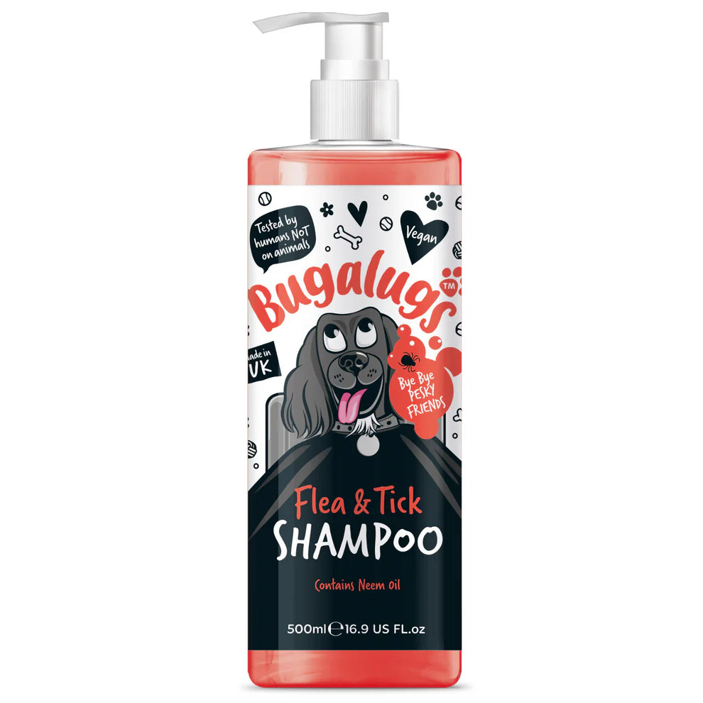 Bugalugs Flea & Tick shampoo with neem oil