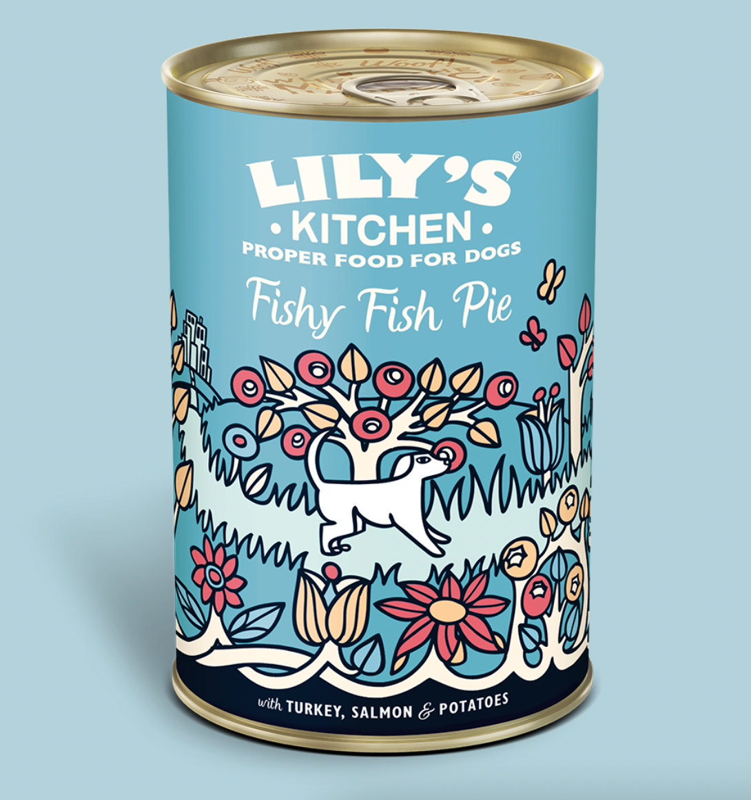 Lily's Kitchen Fishy Fish Pie with Peas for Dogs - HOUNDS