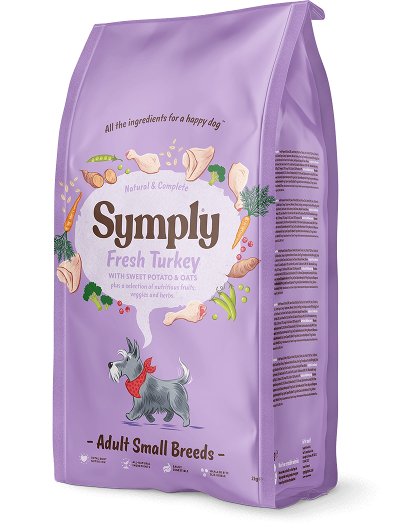 Symply small breed turkey dry food  6kg - HOUNDS