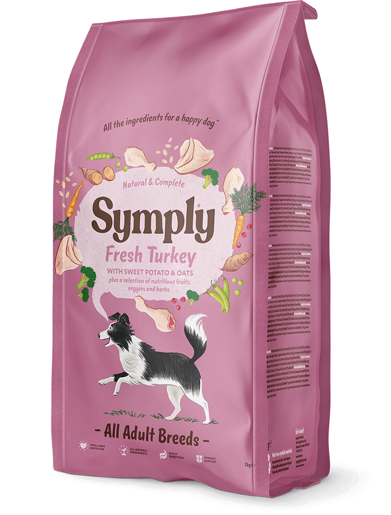 Symply adult turkey dry food 6kg - HOUNDS