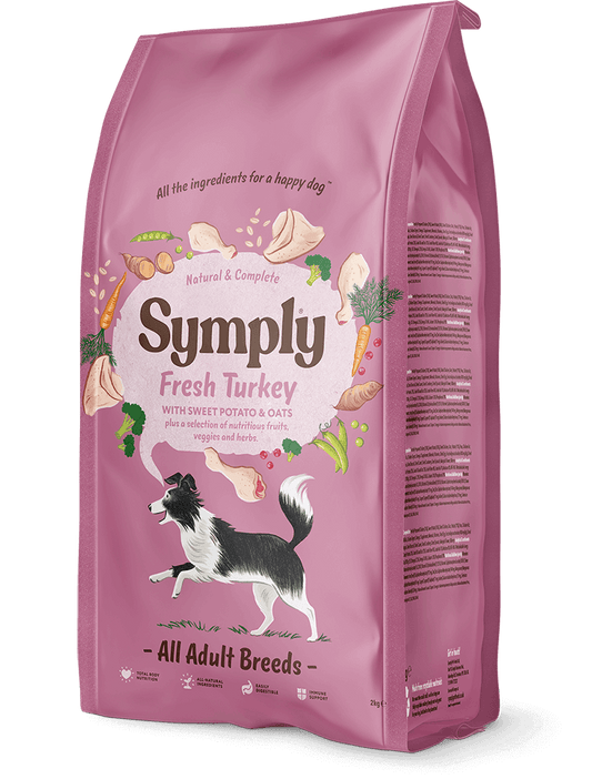 Symply adult turkey dry food 6kg - HOUNDS