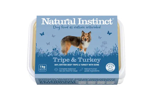 Natural Instinct Tripe and turkey 1kg - HOUNDS